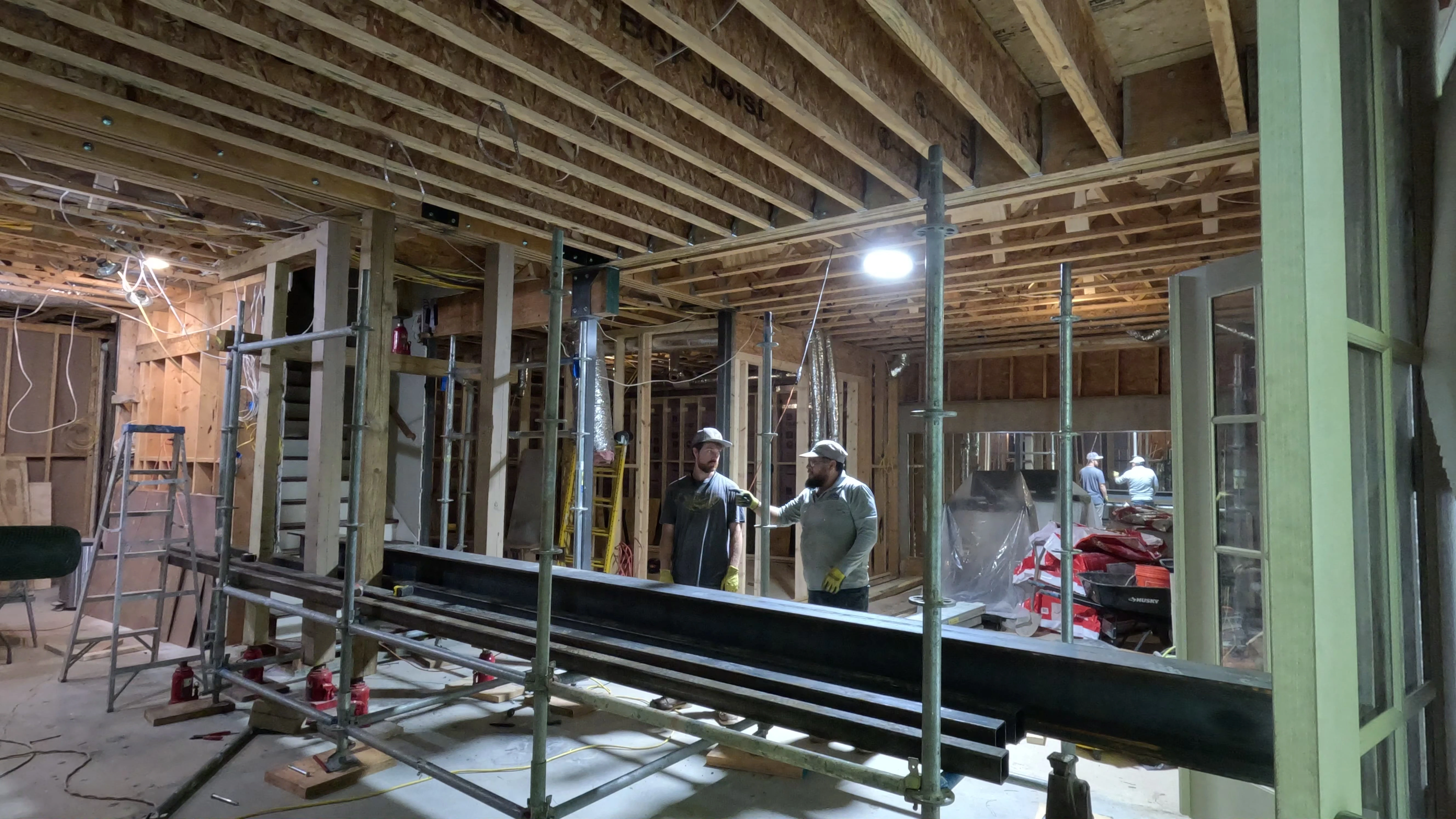 Structural jacking and leveling project in Metro Atlanta